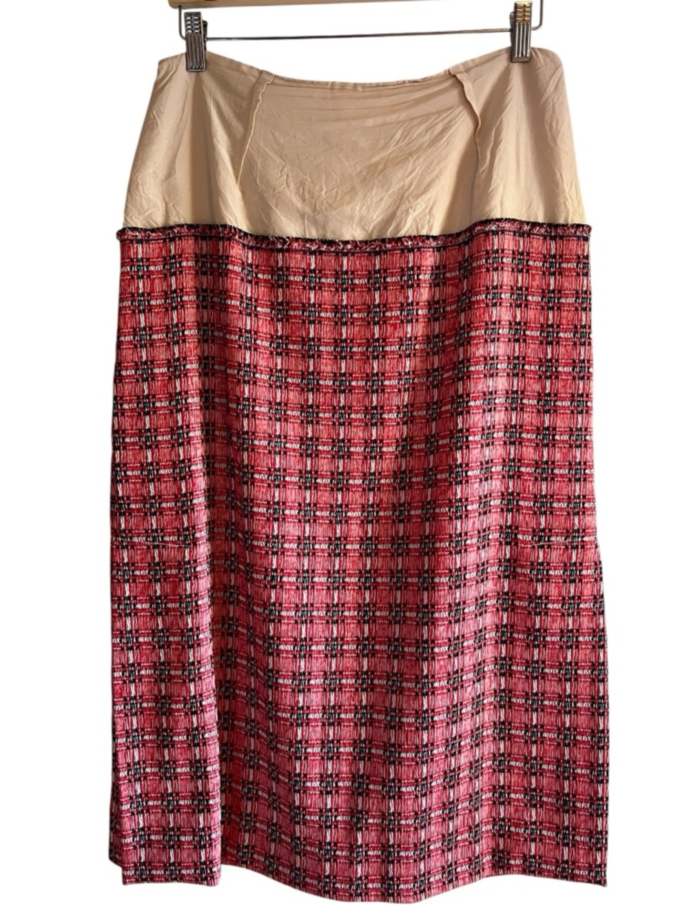 Marni woven tweed double slit pencil midi skirt size 42 excellent condition